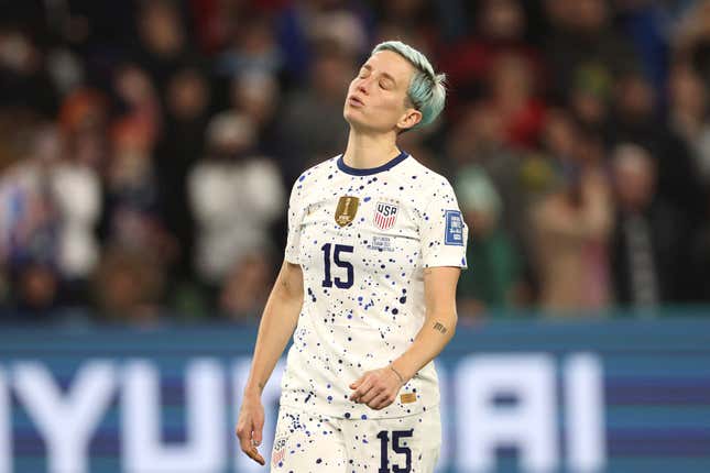 Megan Rapinoe and the US Women’s National Team lost by a few millimeters.