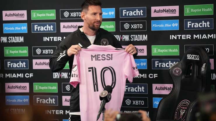Image for Lionel Messi speaks: MLS on rise, turf matches OK